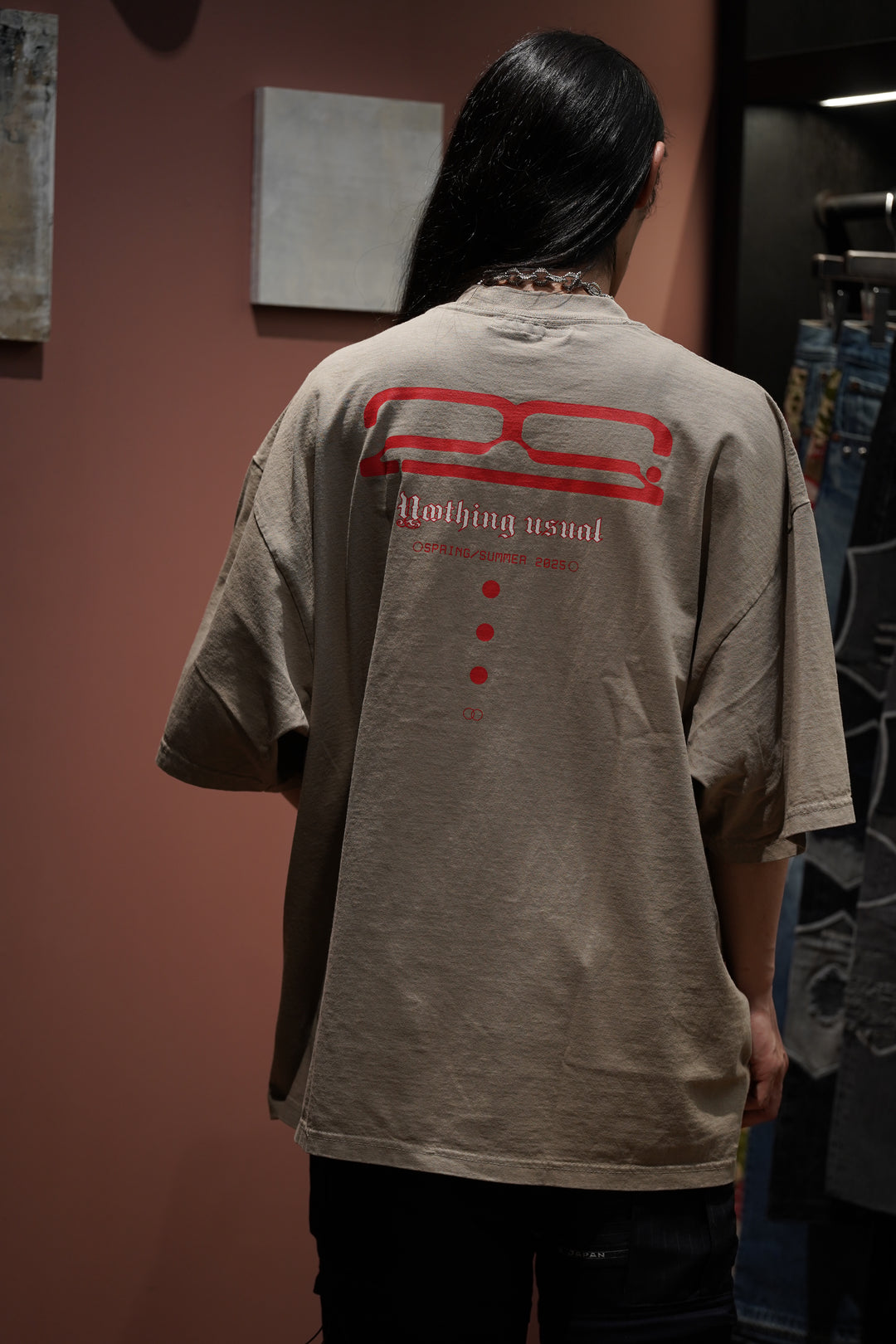 Children of the discordance × JOHN DOE SsAX TEE (KHAKI)(トップス