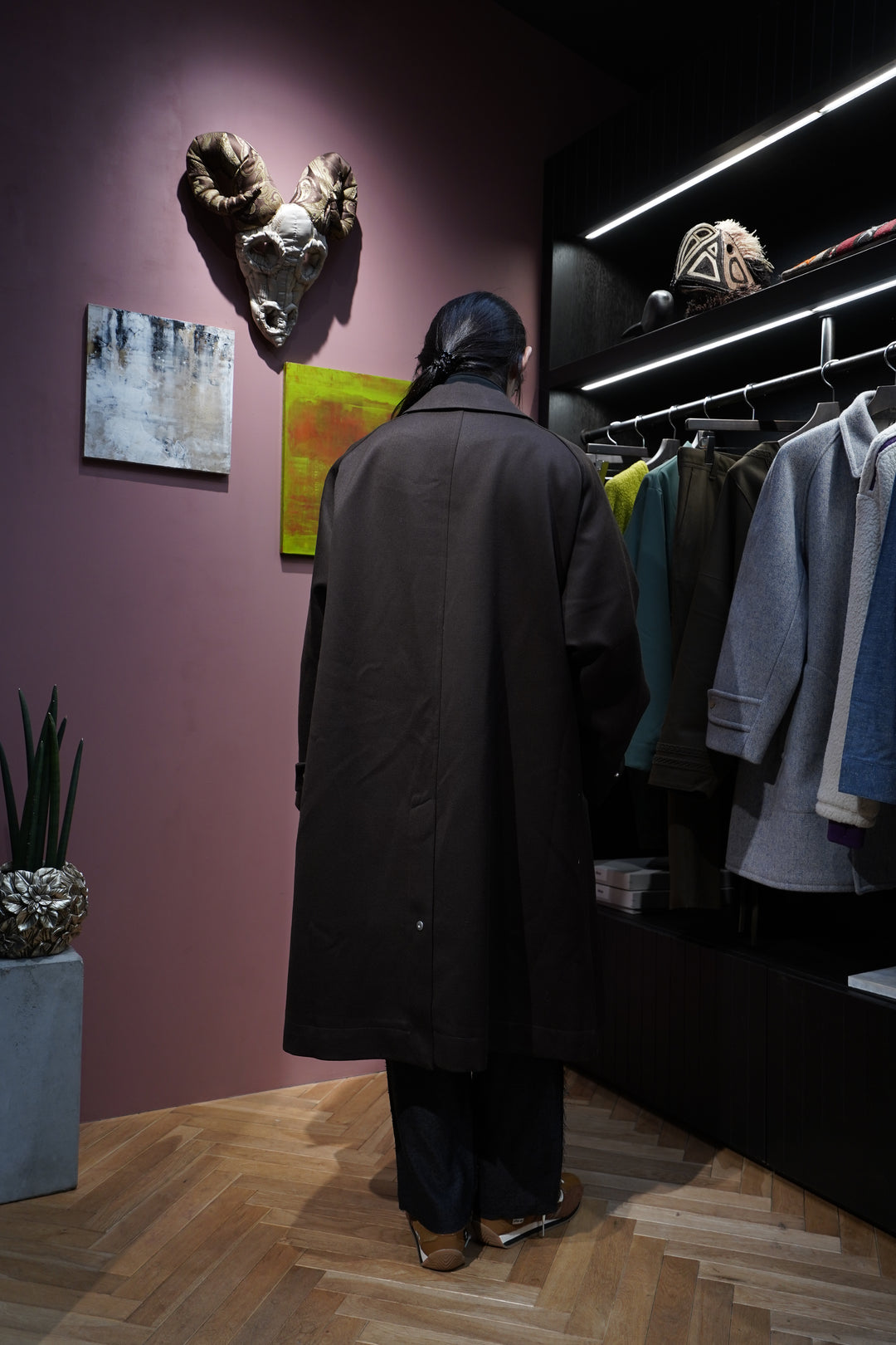 Omar Afridi(オマールアフリディ)のBALMACAAN COAT(TOBACCO)(コート)の