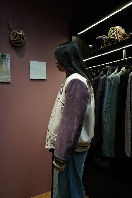 SUGARHILL(シュガーヒル)25AWのLEATHER STUDIUM JACKET(BIEGEX x