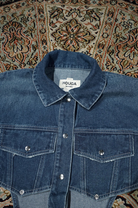 HOUGA(ホウガ)のjean jacket(blue)(ジャケット)の通販