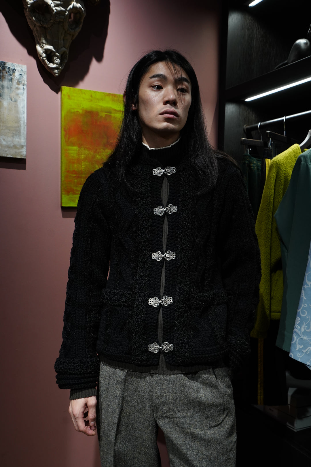 美品 24AW SARTO TYROLEAN JACKET ニット ジャケット 316E451F-2464-4250-A712-