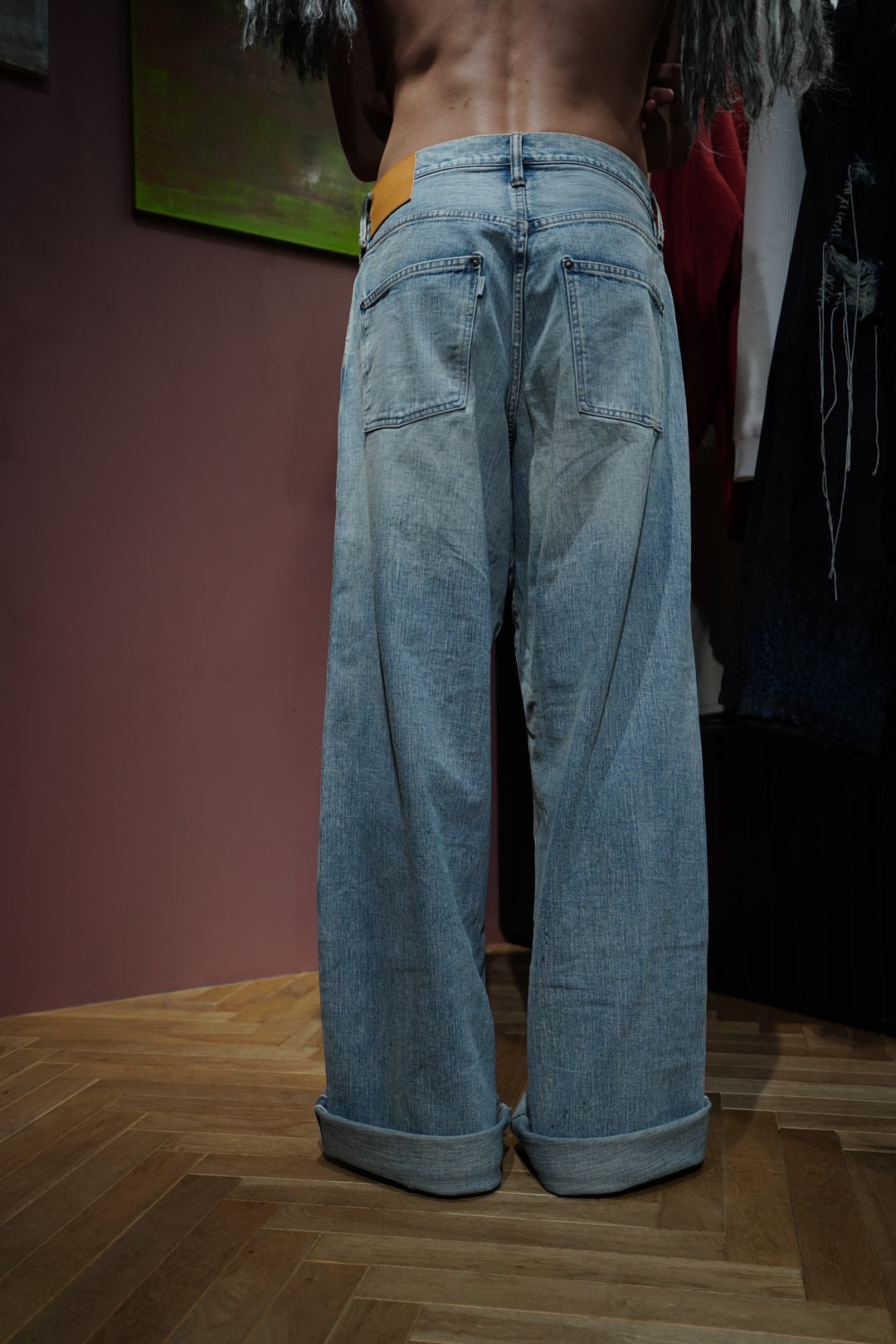 SUGARHILL(シュガーヒル)のFADED MODERN DENIM WESTERN WIDE TROUSERS