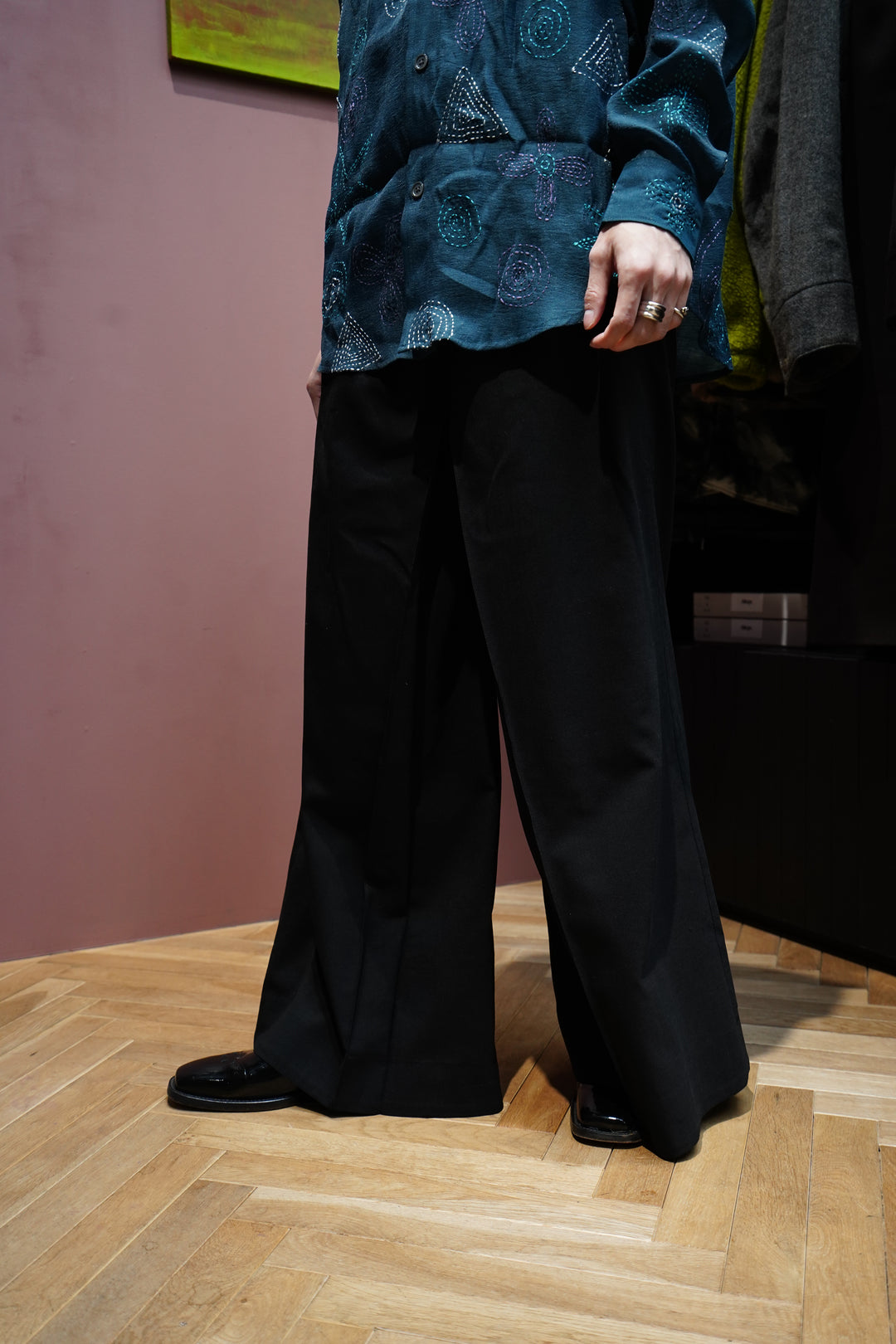 supremeACG ブラック ワークパンツ XL Supreme(シュプリーム) 20AWStudded Work Pantスタッズワーク