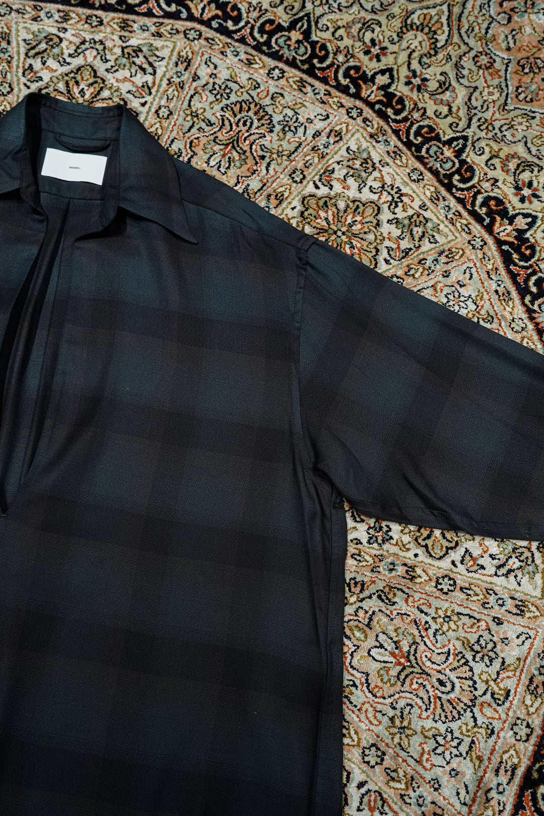 SUGARHILL(シュガーヒル)25AWのPLAID SKIPPER SHIRTS(DEEP GREEN
