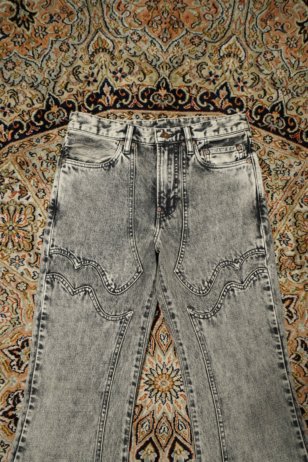 SUGARHILL(シュガーヒル)のACID WASHED MODERN WESTERN WIDE