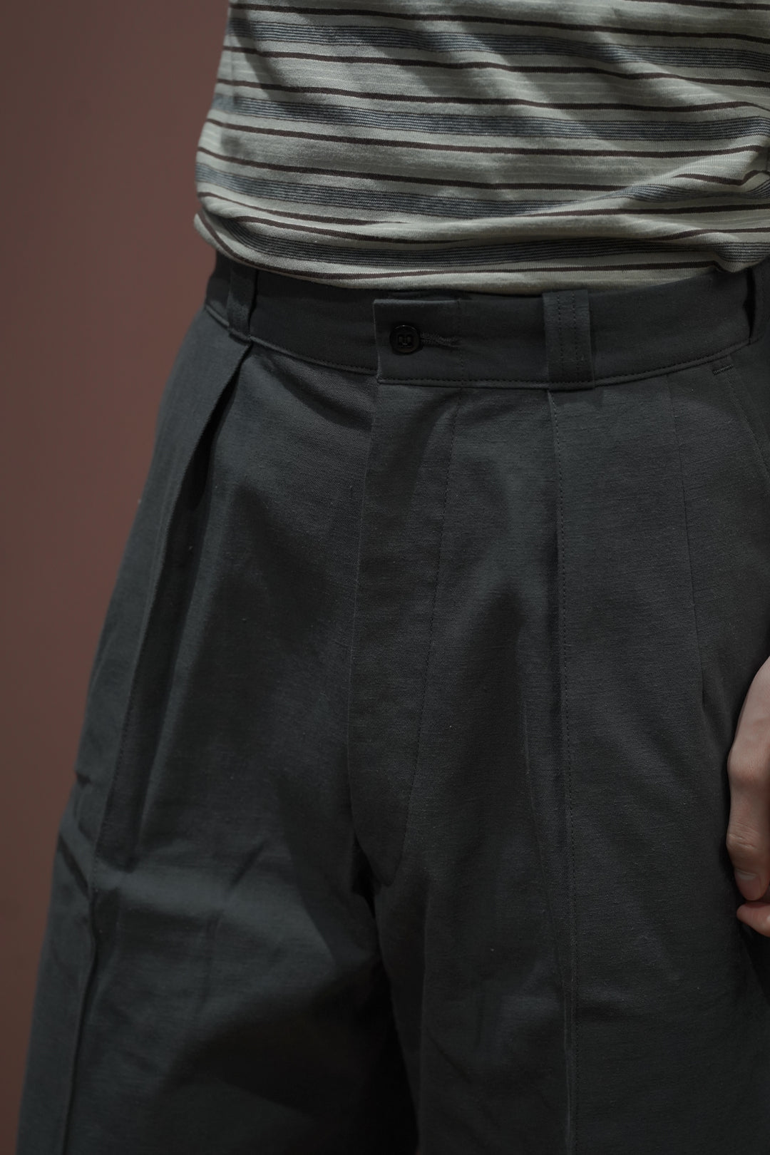 Taiga Takahashi(タイガタカハシ)2026SSのUS. ARMY SHORTS (CHARCOAL
