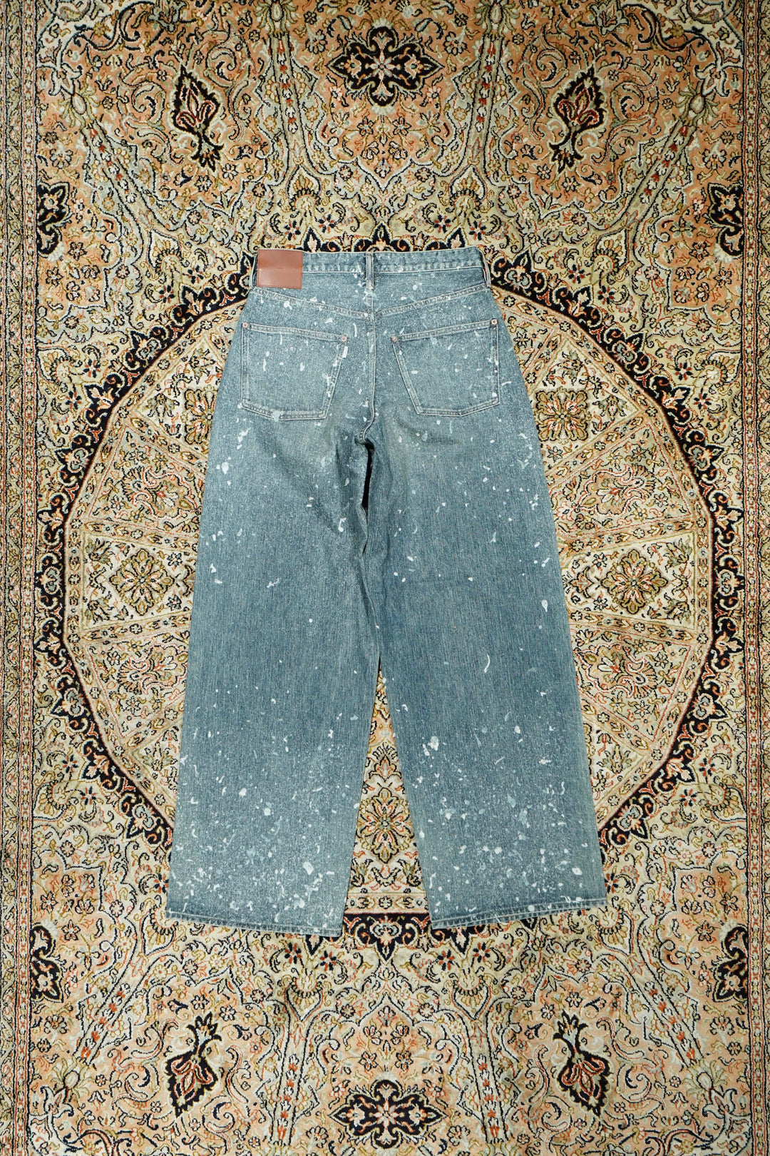 SUGARHILL(シュガーヒル)のMOLDED DENIM TROUSERS WIDE CUT(INDIGO