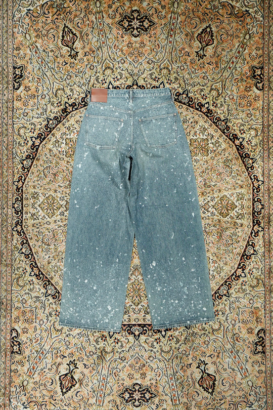 SUGARHILL(シュガーヒル)のMOLDED DENIM TROUSERS WIDE CUT(INDIGO