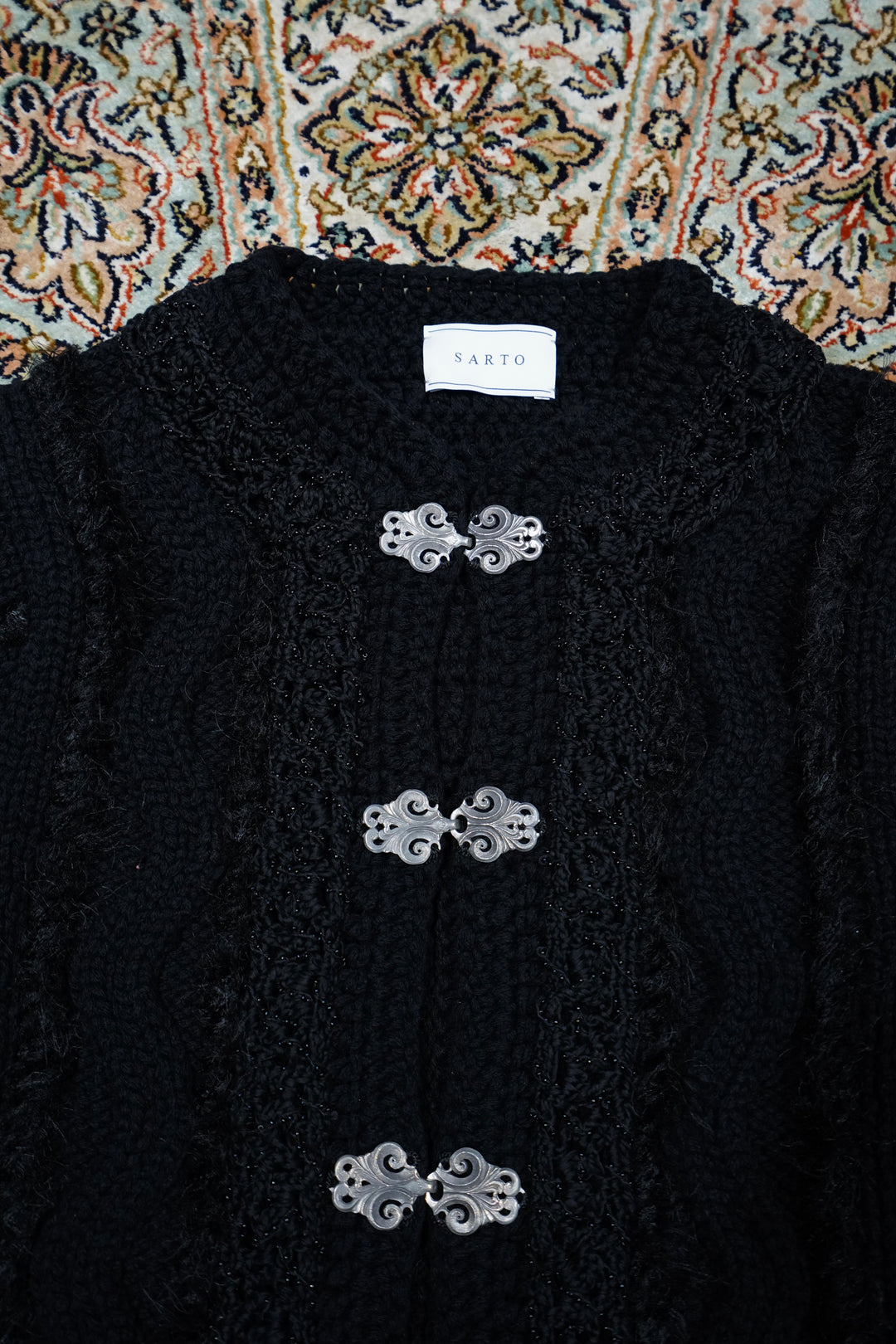 SARTO(サルト)のTYROLEAN JACKEST (BLACK)(ニット)の通販 | CEDARWOOD