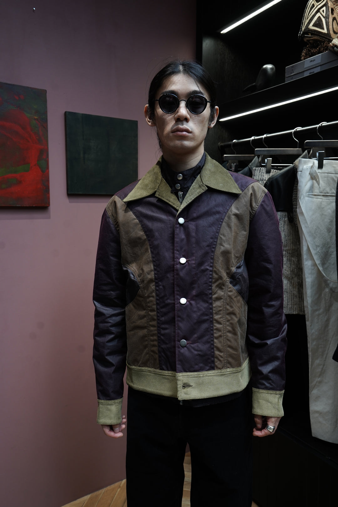 NICHOLAS DALEY(ニコラス デイリー)25AWのREBEL JACKET(BROWN