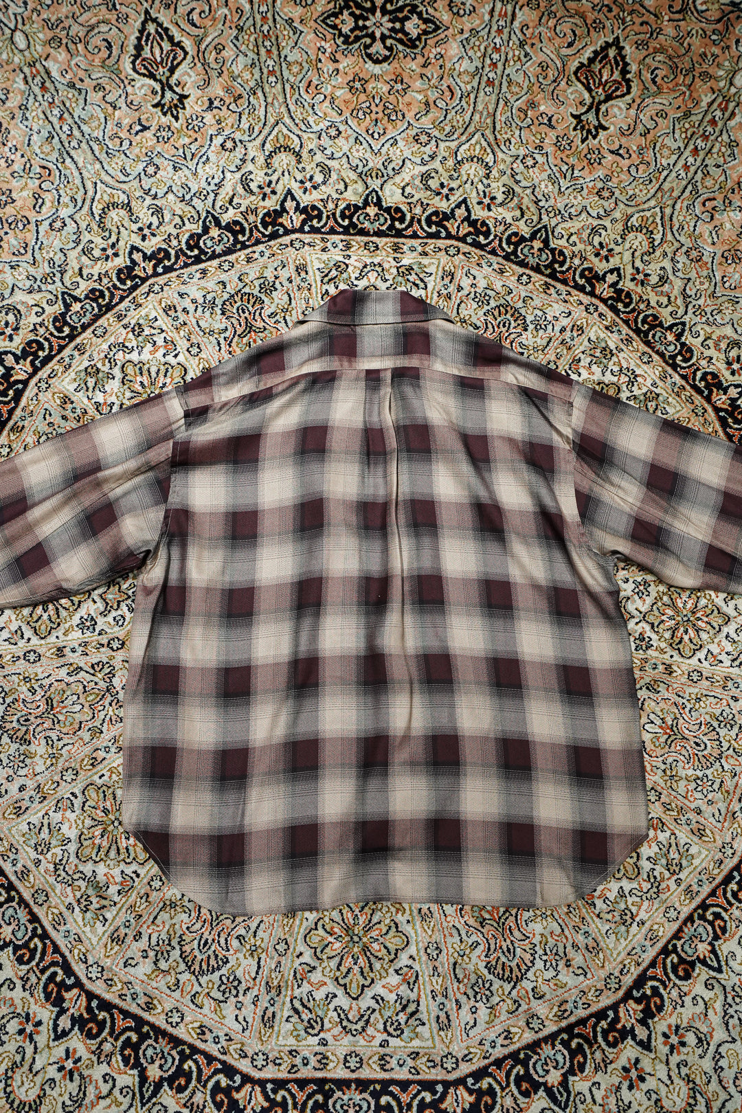 SUGARHILL(シュガーヒル)25AWのPLAID SKIPPER SHIRTS(WINE RED)(シャツ