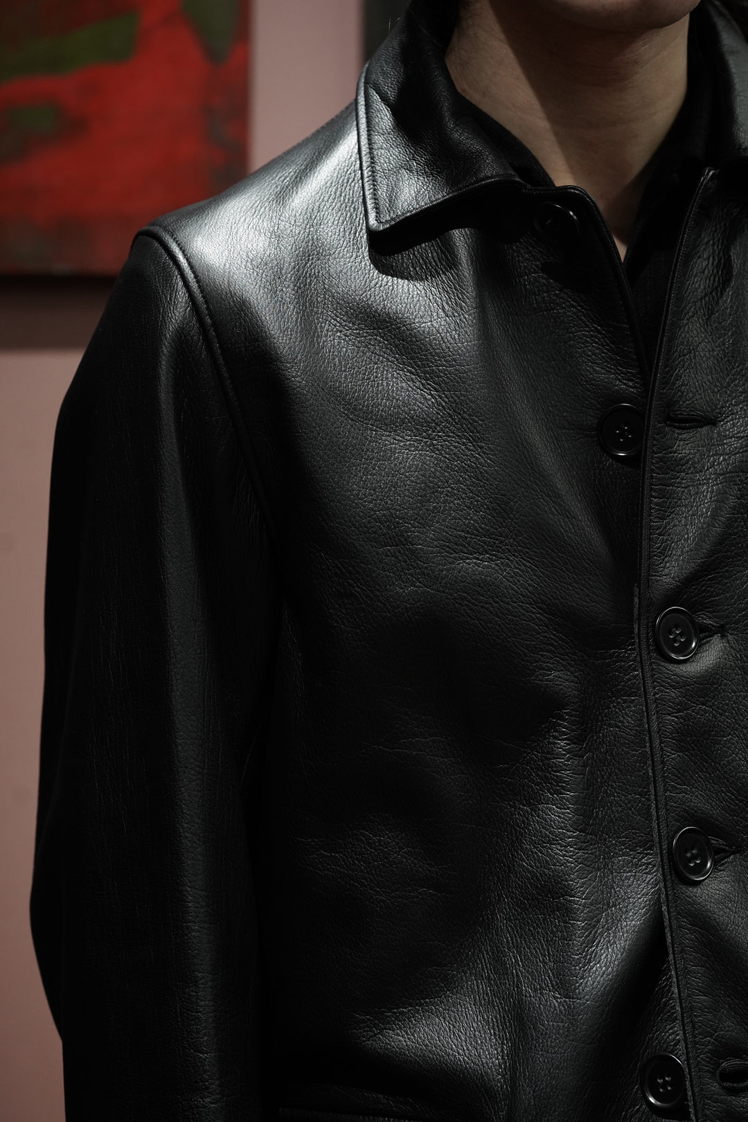 Taiga Takahashi(タイガタカハシ) 2026SSのAUTOMOBILE LEATHER JACKET