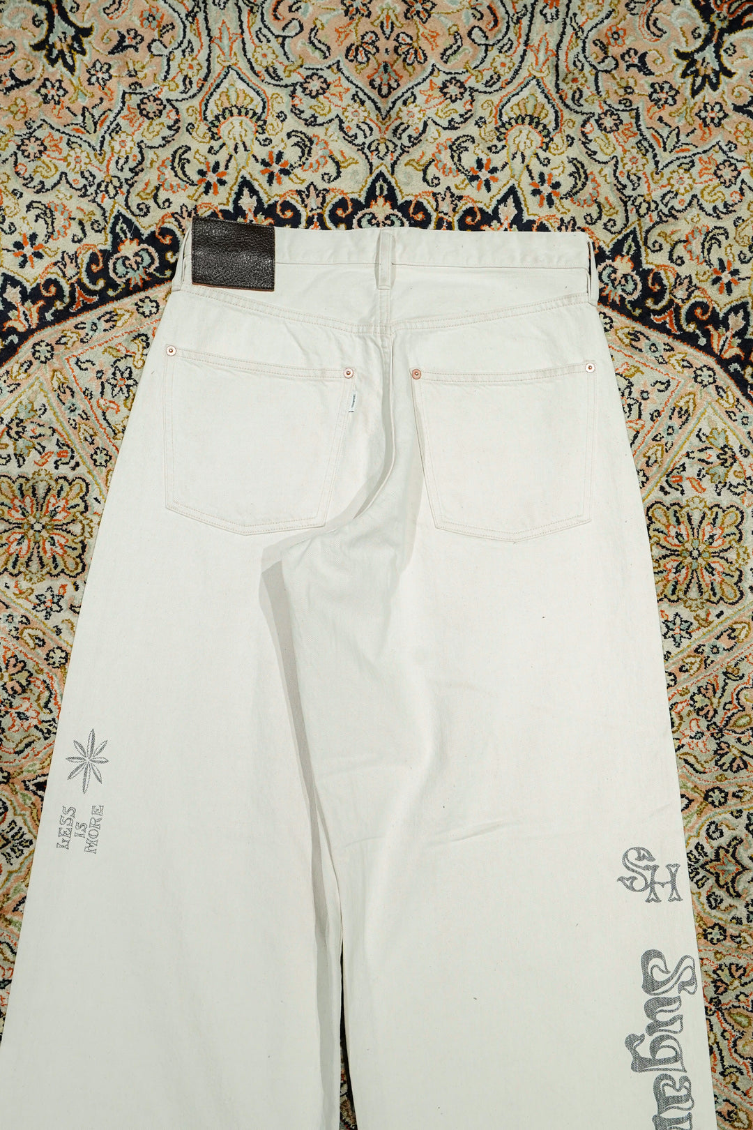 SUGARHILL(シュガーヒル)26SSのTATTOO FLASH PRINT MODERN DENIM WIDE