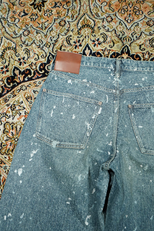 SUGARHILL(シュガーヒル)のMOLDED DENIM TROUSERS WIDE CUT(INDIGO