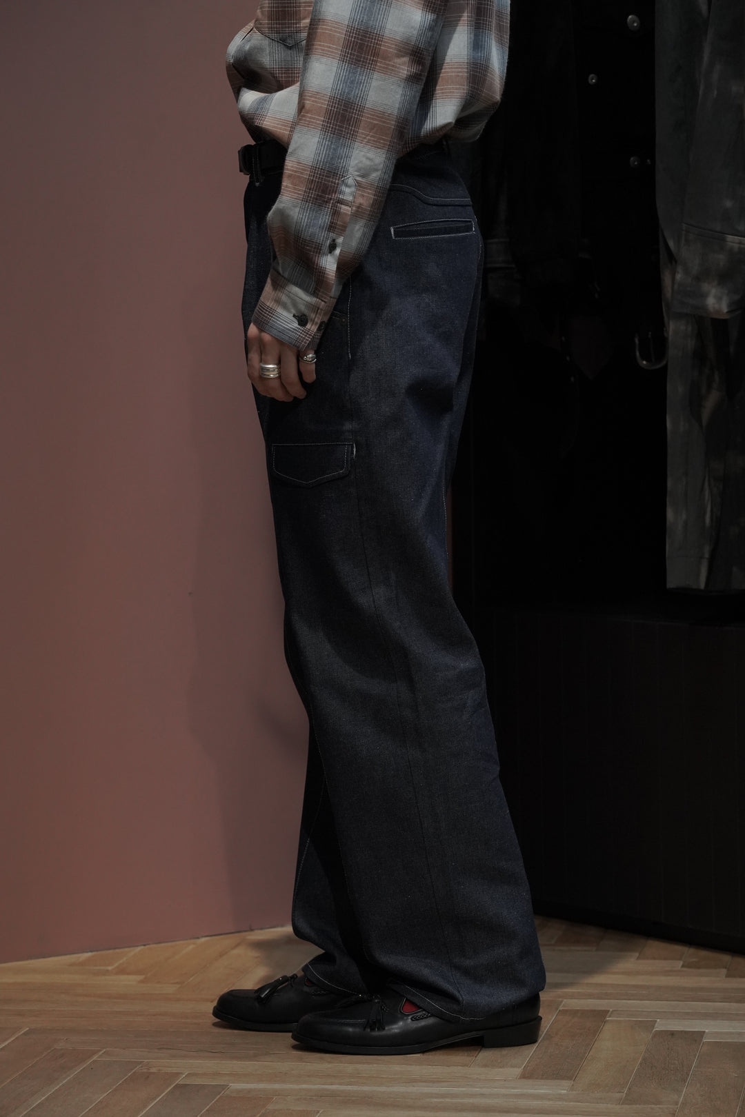 STEAF(スティーフ)のEXPLORER'S DENIM PANTS(IRON BLUE)(デニムパンツ