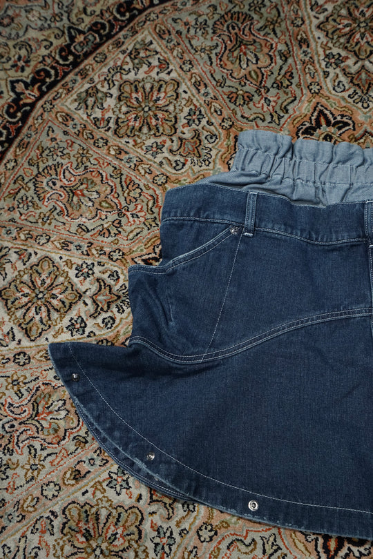HOUGA(ホウガ)のjean skirt tops(blue)(スカート)の通販 | CEDARWOOD