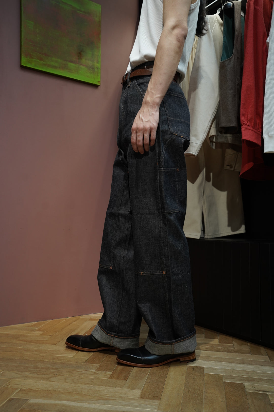 SUGARHILL(シュガーヒル)のPAINTER DOUBLE KNEE DENIM TROUSERS(RIGID