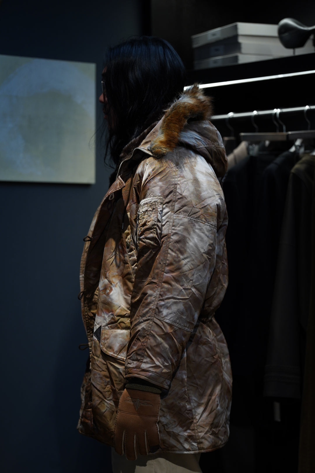 ジャケット・アウター SUGARHILL POUR CAMO N3-B SUGARHILL（シュガーヒル）のPOUR CAMO N3-B(SAND BROWN)(コート)の