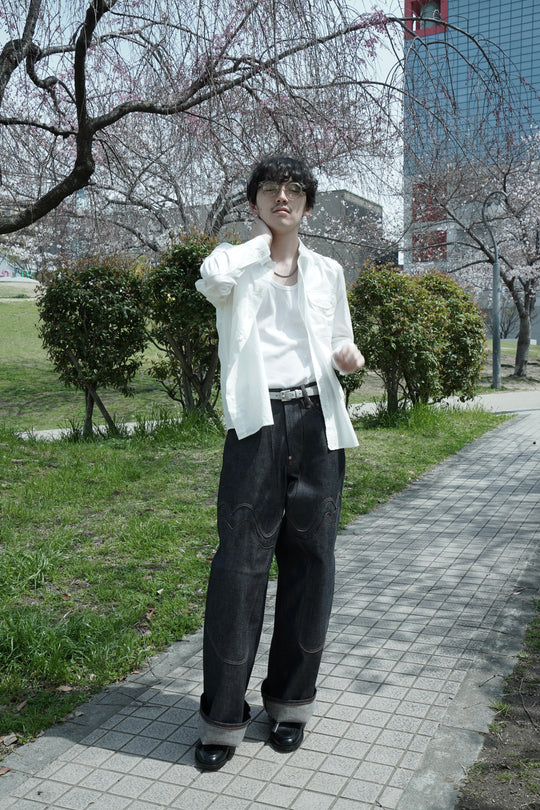 WESTERN DOUBLE KNEE PANTS WIDE CUT | SUGARHILL(シュガーヒル