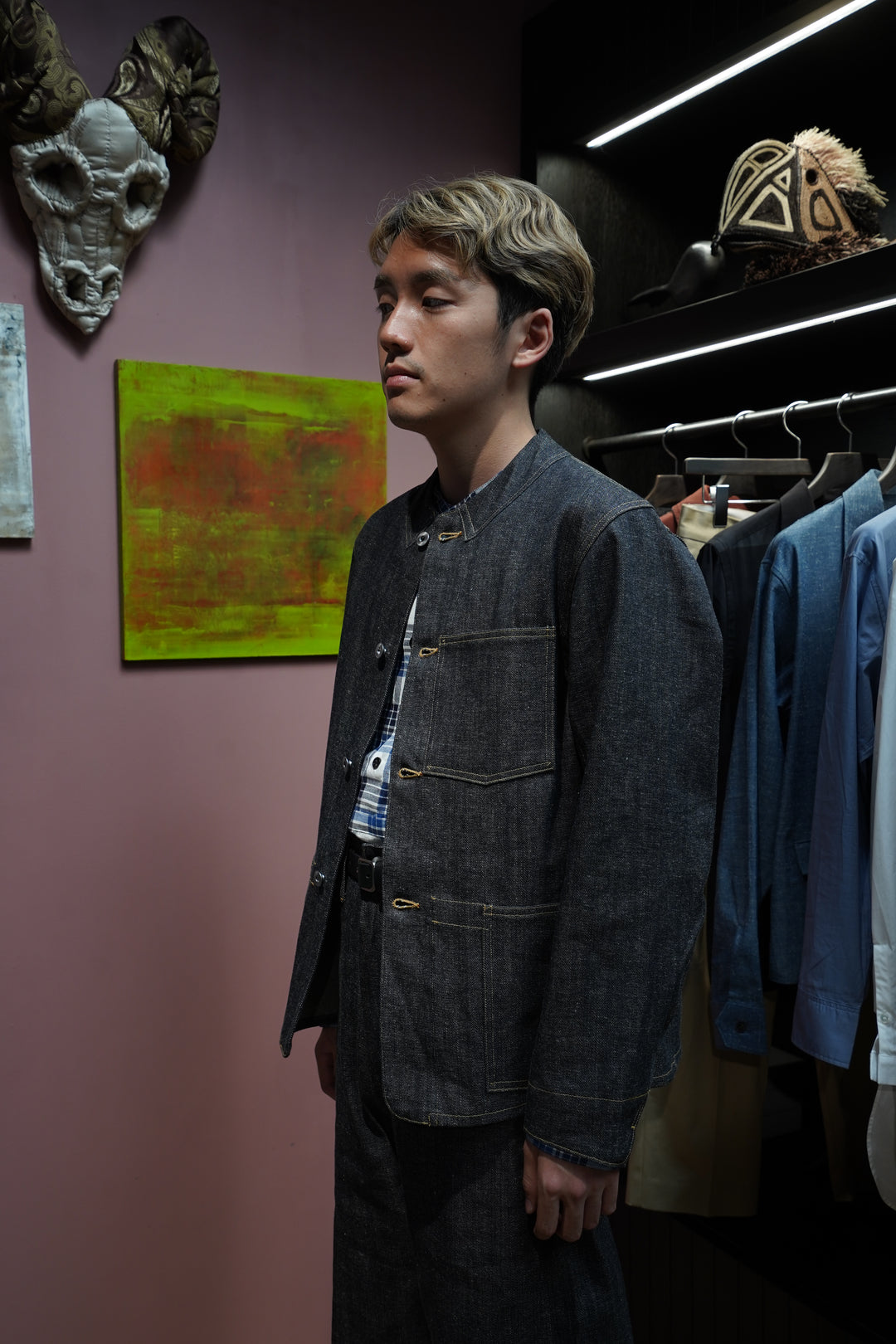 Taiga Takahashi(タイガタカハシ)のRAILROAD DENIM JACKET(RAW INDIGO