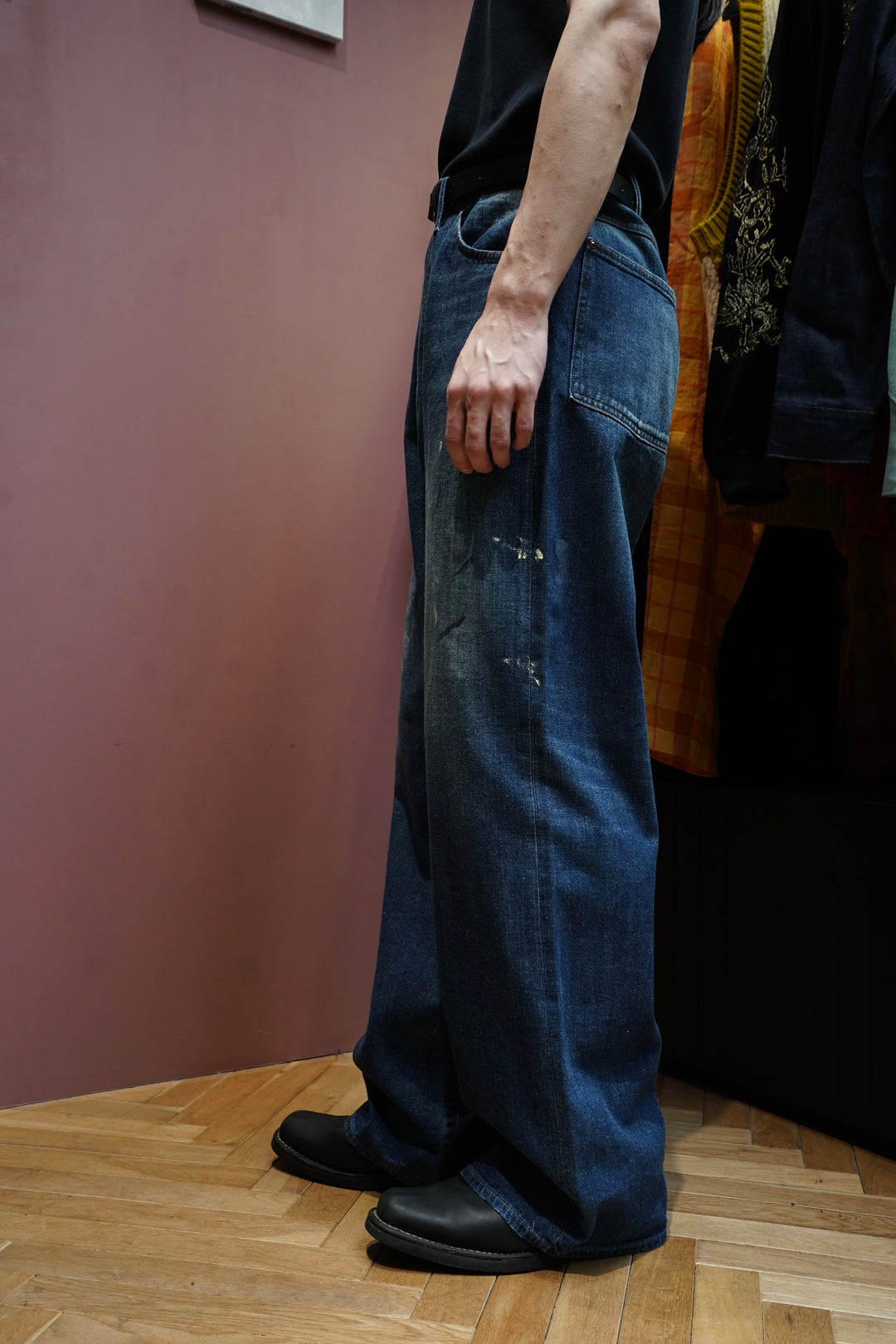 Taiga Takahashi(タイガタカハシ)のDENIM TROUSERS C. 1920's(DAMAGED