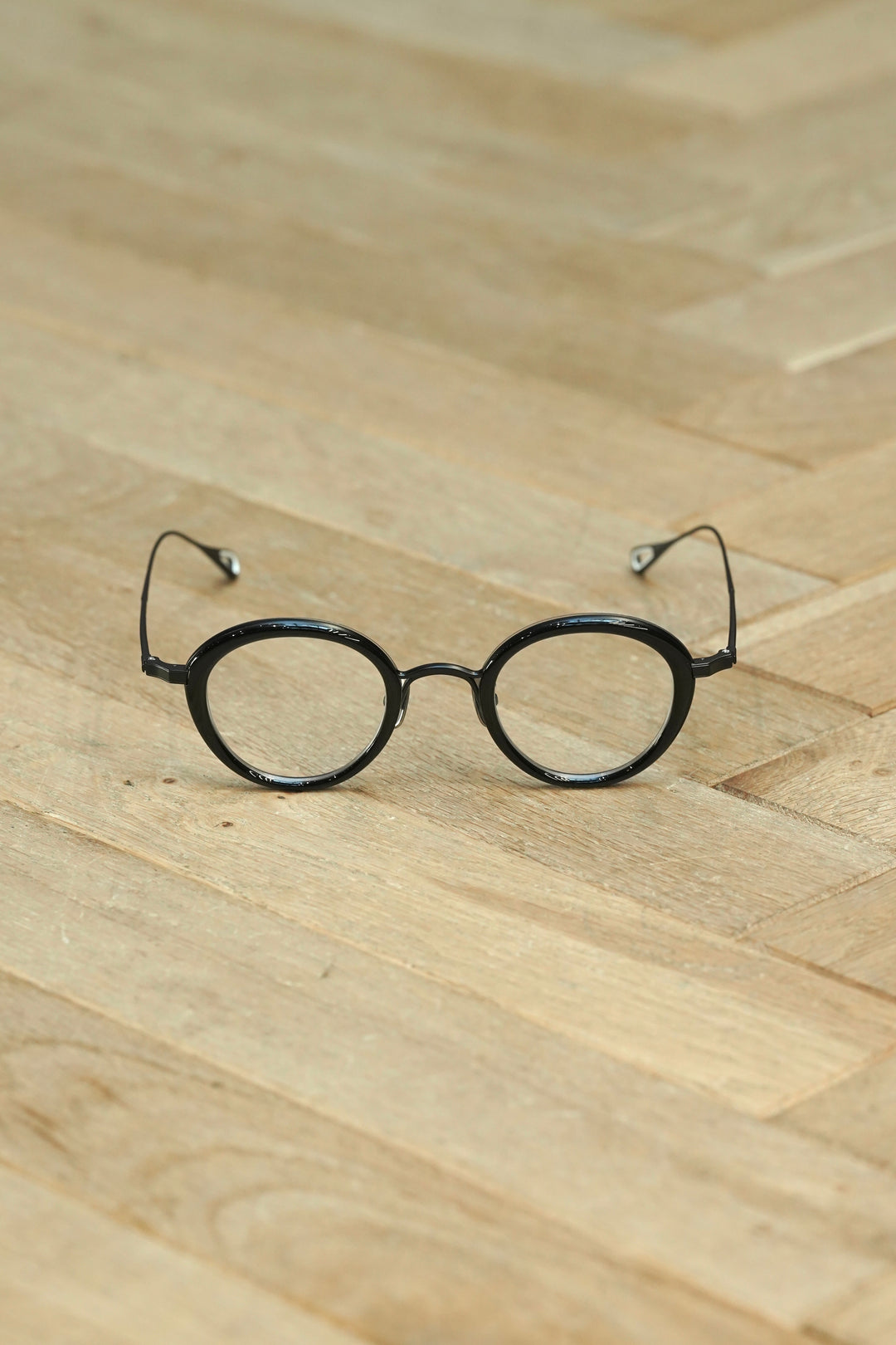 【YUICHI TOYAMA.】 U-159 V.Gertrud 01Black Yuichi Toyama - V. Gertrud (U-159) Eyeglasses | Specs Collective