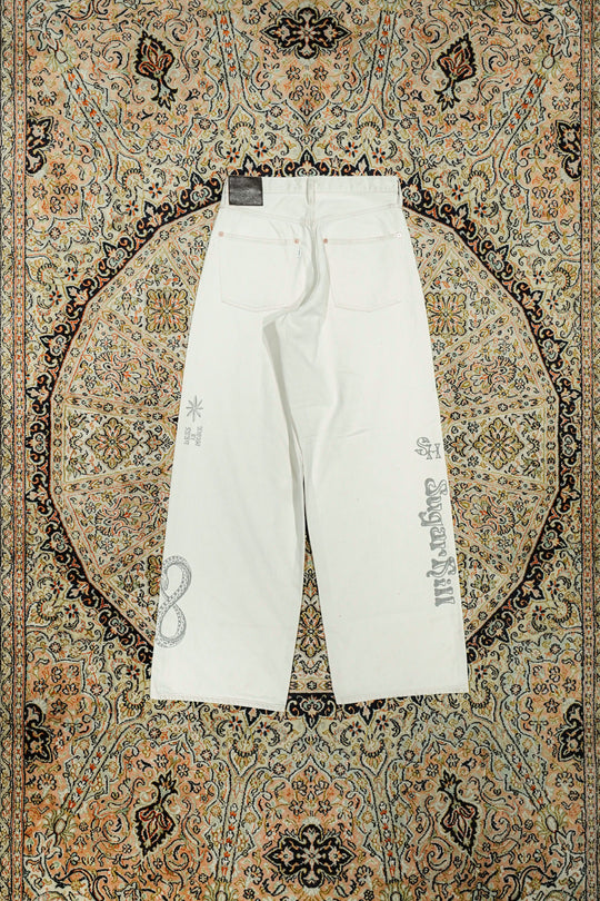 SUGARHILL(シュガーヒル)26SSのTATTOO FLASH PRINT MODERN DENIM WIDE