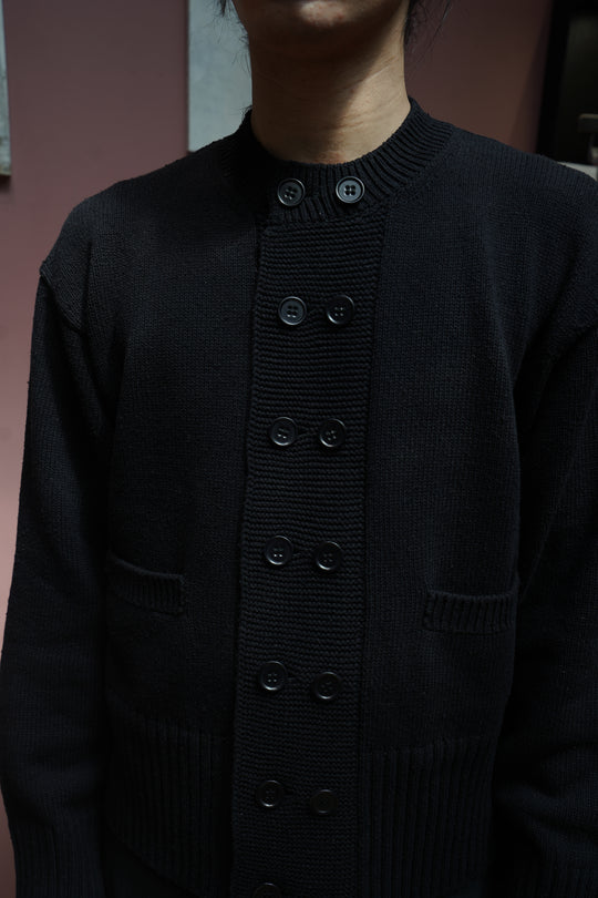 タイガタカハシ　カーディガン　サイズ38 Taiga Takahashi(タイガタカハシ)のDB CARDIGAN(BLACK