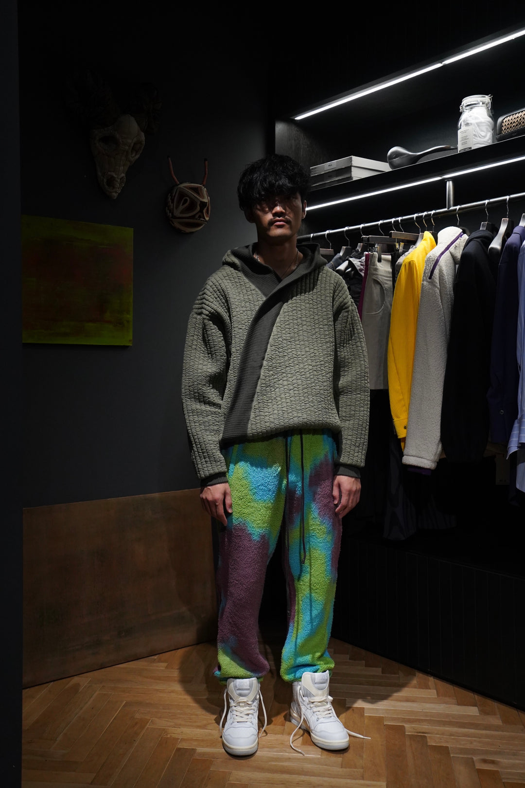 トップス 19ss Sasquatchfabrix NANPOU hoodie Sasquatchfabrix.(サスクワァッチファブリックス)のOBI-ONE