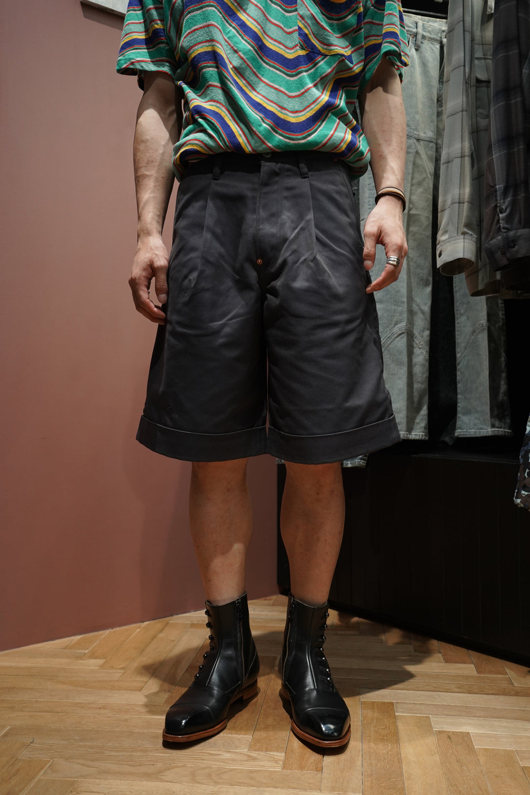 SUGARHILL(シュガーヒル)2025MIDSのWORKERS TROUSERS(NAVY