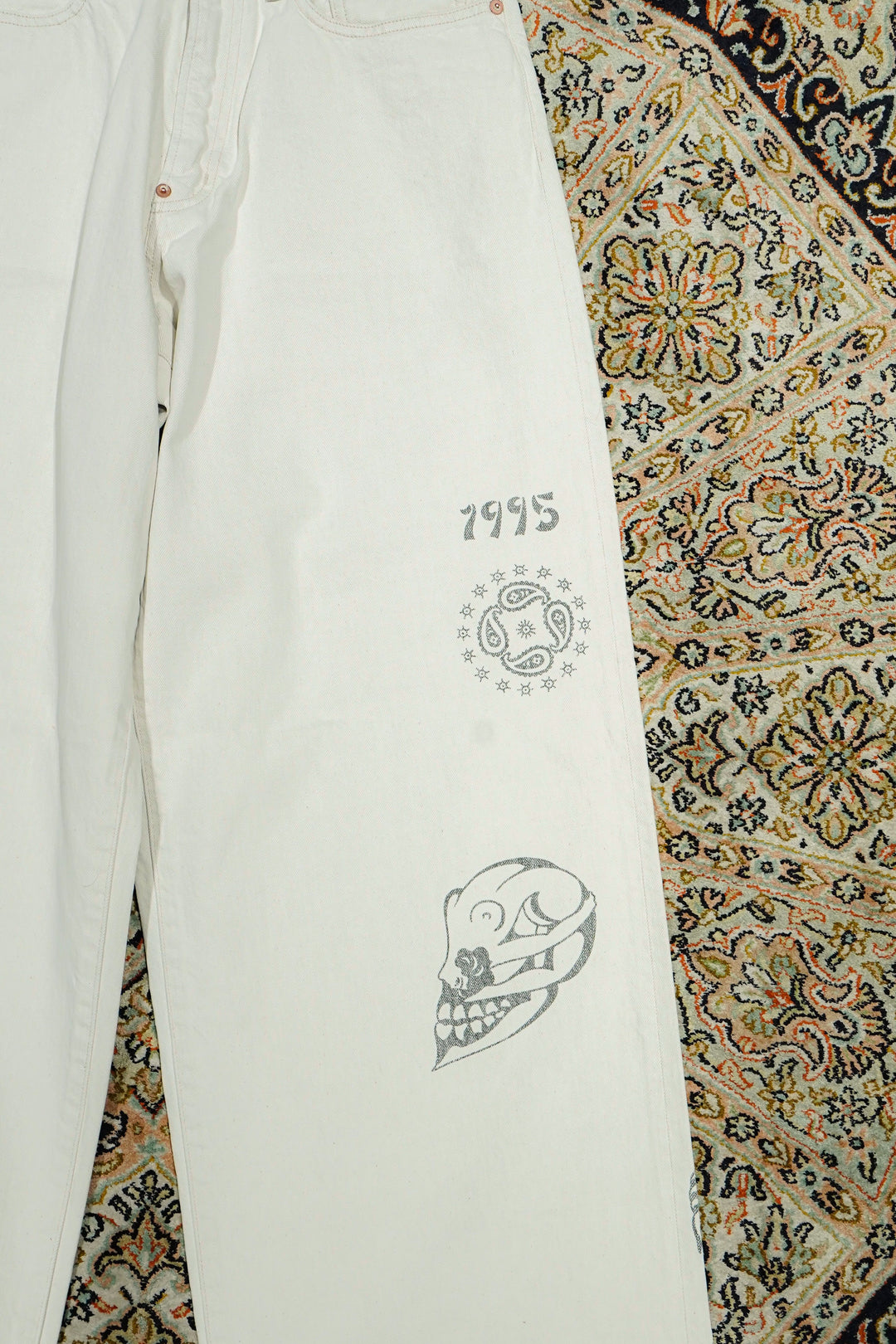SUGARHILL(シュガーヒル)26SSのTATTOO FLASH PRINT MODERN DENIM WIDE