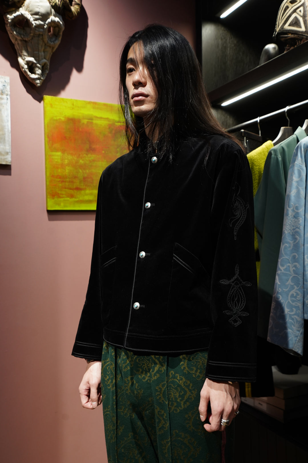 SARTO(サルト)のCOTTON VELVET BLOUSON(BLACK)(ブルゾン)の通販