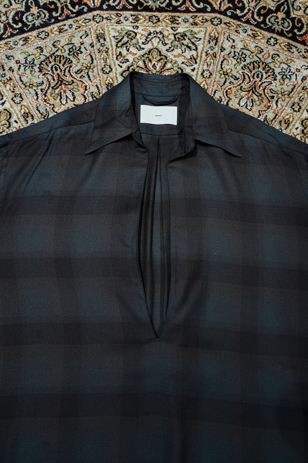 SUGARHILL(シュガーヒル)25AWのPLAID SKIPPER SHIRTS(DEEP GREEN