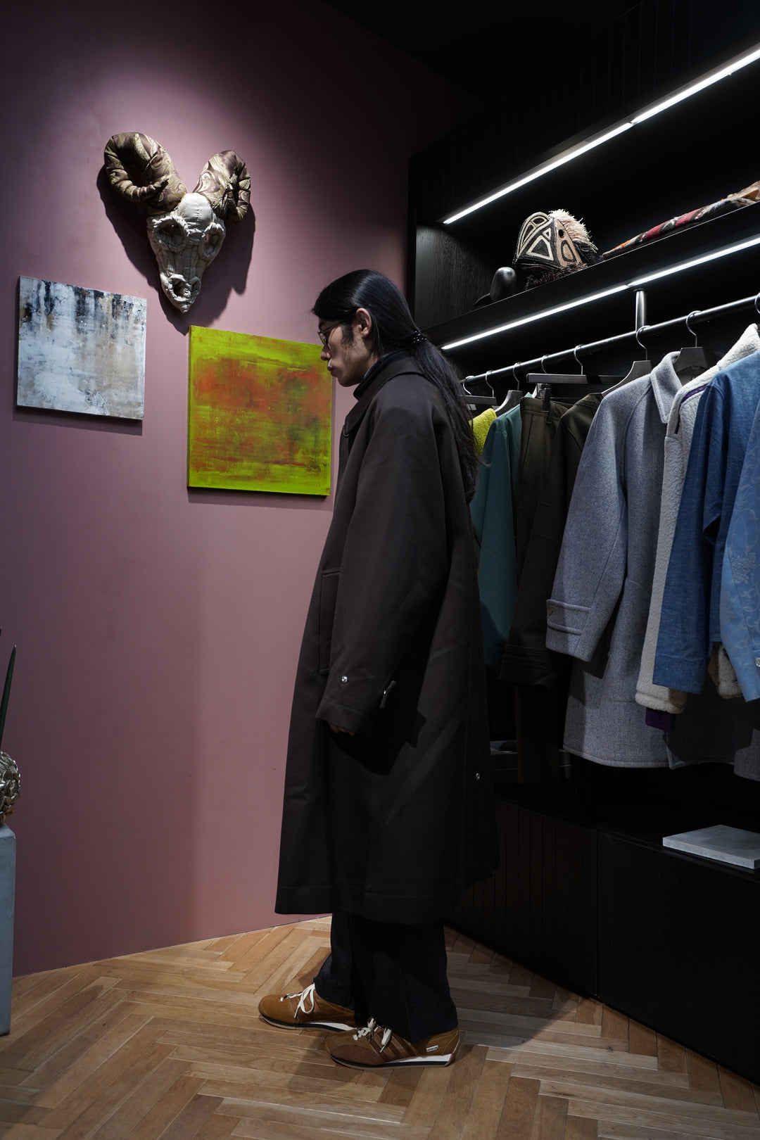 ジャケット・アウター OMAR AFRIDI 21AW Balmacaan Coat Omar Afridi / BALMACAAN COAT | INSIDE MY GLASS DOORS
