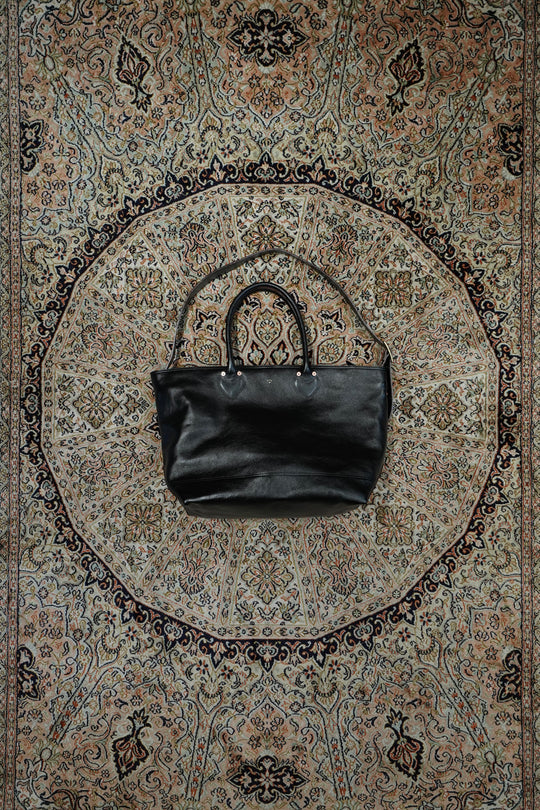 SUGARHILL(シュガーヒル) 25AWのLEATHER TOTE BAG(BLACK SHRINK