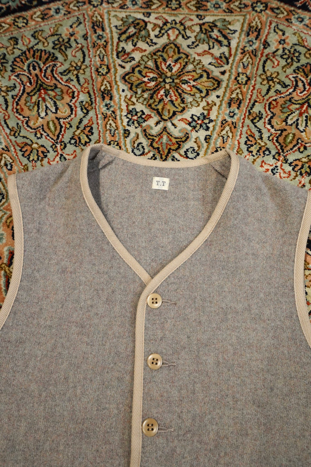 Taiga Takahashi(タイガタカハシ)のBLANKE VEST(BEIGE)(ベスト)の通販