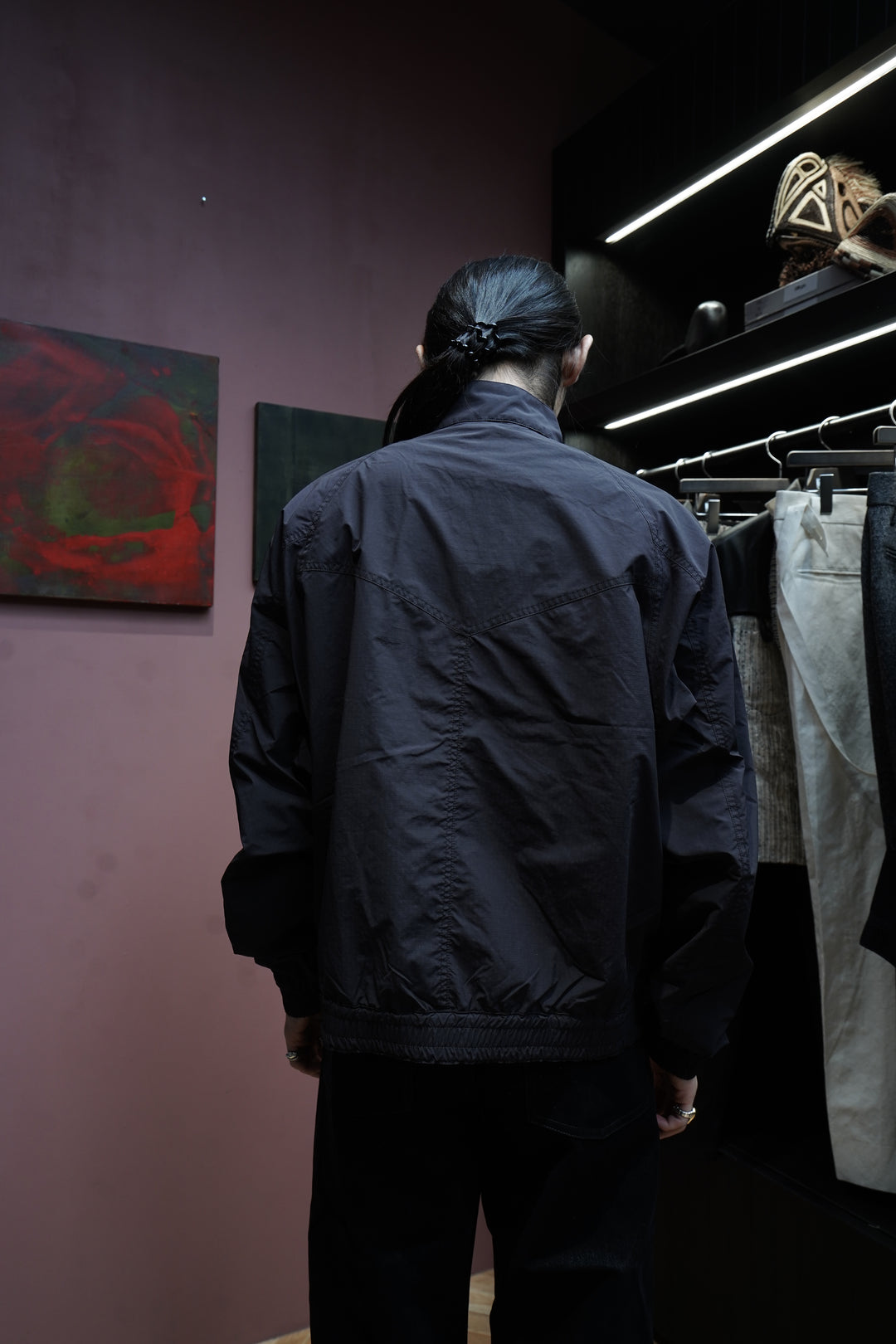 SUGARHILL(シュガーヒル)25AWのNYLON JACKET(BLACK)(ジャケット)の通販