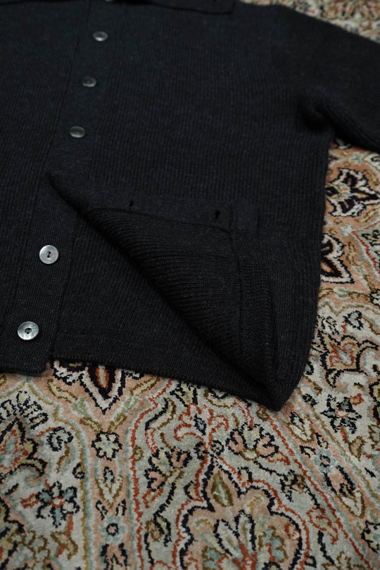 Taiga Takahashi(タイガタカハシ)のTURTLENECK CARDIGAN(CHARCOAL