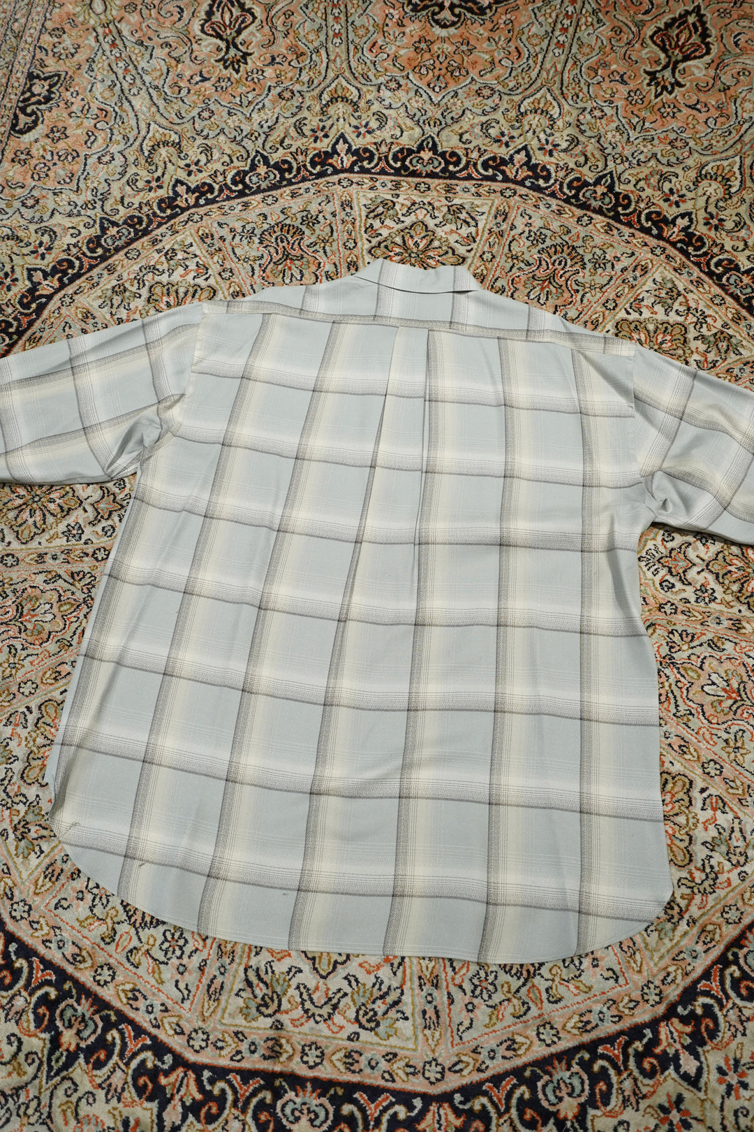 SUGARHILL(シュガーヒル)2025SSのOMBRE PLAID SHIRTS LOOSE FIT(SMOKE