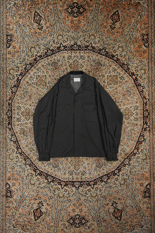 SARTO(サルト)25SSのOPEN COLLAR BLOUSE(BLACK/O.WHITE)(トップス)の