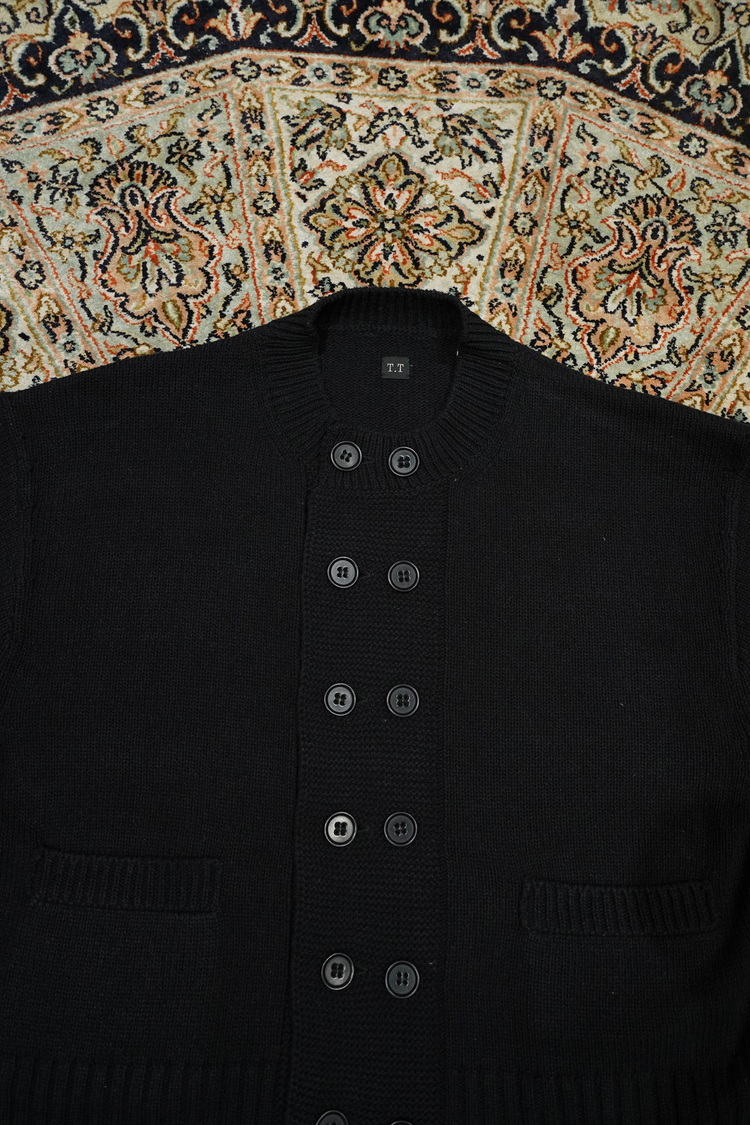 タイガタカハシ　カーディガン　サイズ38 Taiga Takahashi(タイガタカハシ)のDB CARDIGAN(BLACK