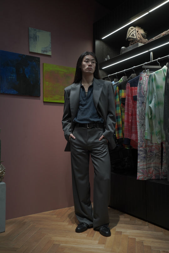 Omar Afridi(オマールアフリディ)26SSのSINGLE TAILORED JACKET(GREY