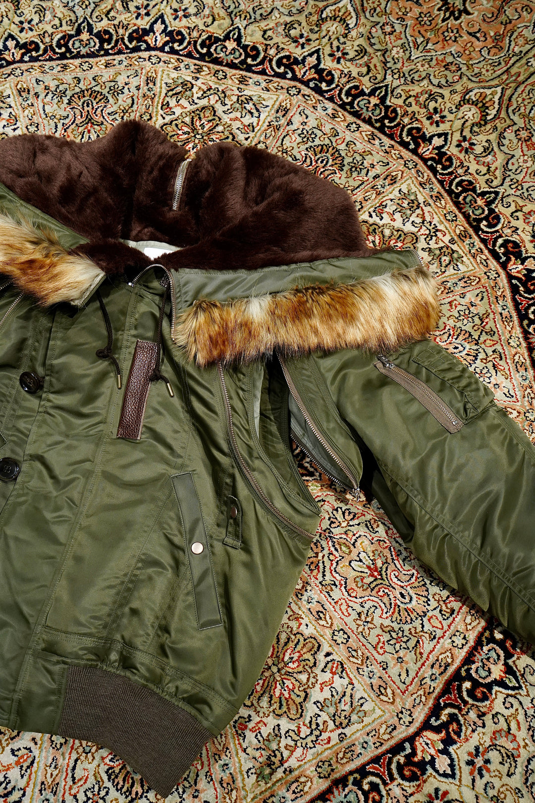 SUGARHILL | ZIP N-2B | KHAKI | HOWDAY