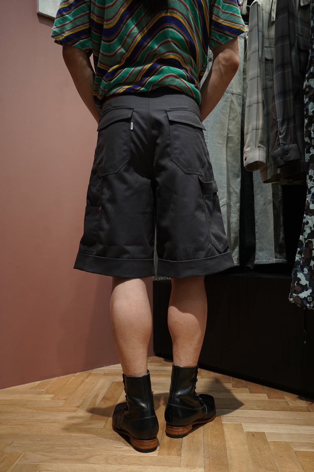 SUGARHILL(シュガーヒル)2025MIDSのWORKERS TROUSERS(NAVY)(ショート