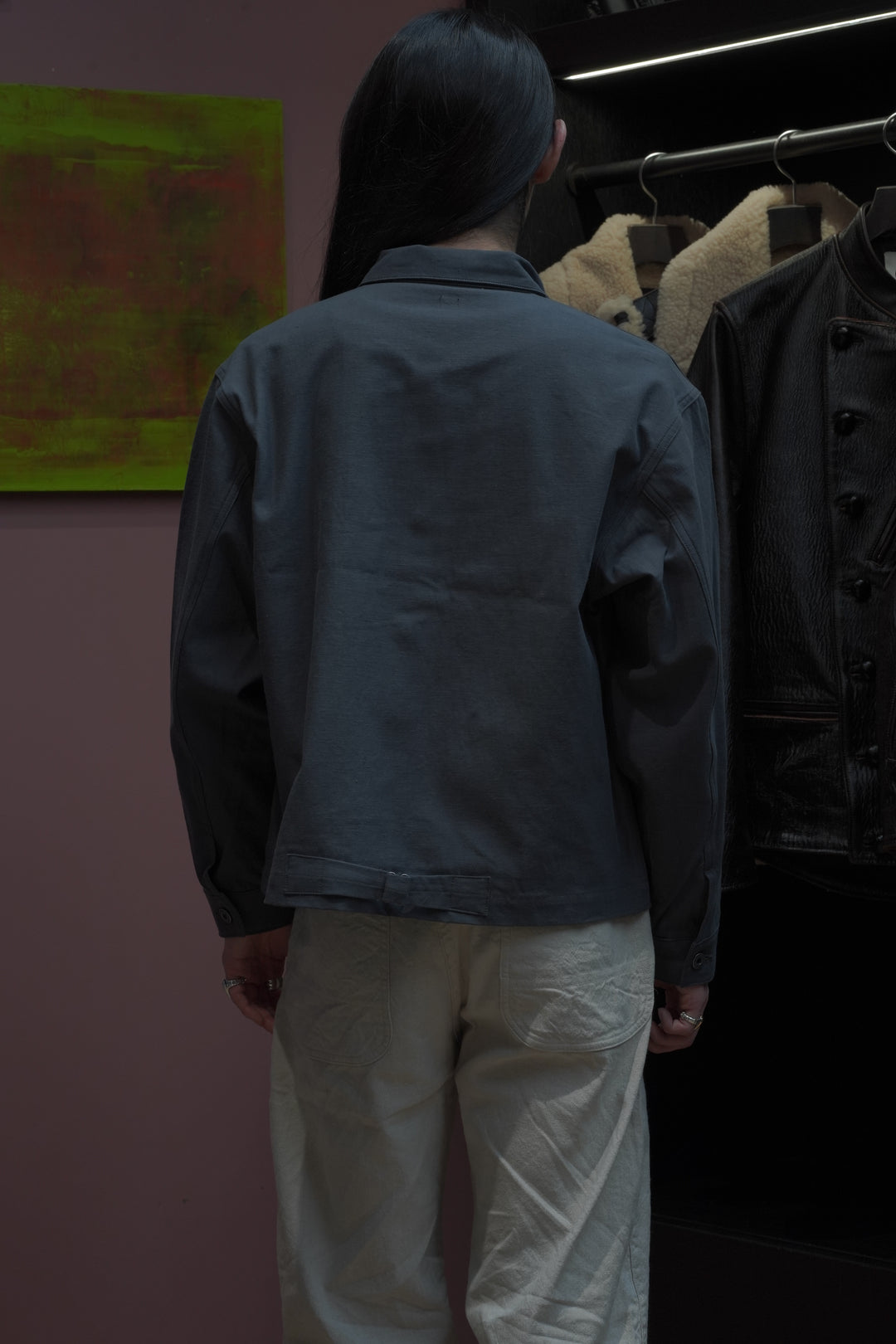 Taiga Takahashi(タイガタカハシ)2026SSのCOVERALL JACKET(CHARCOAL