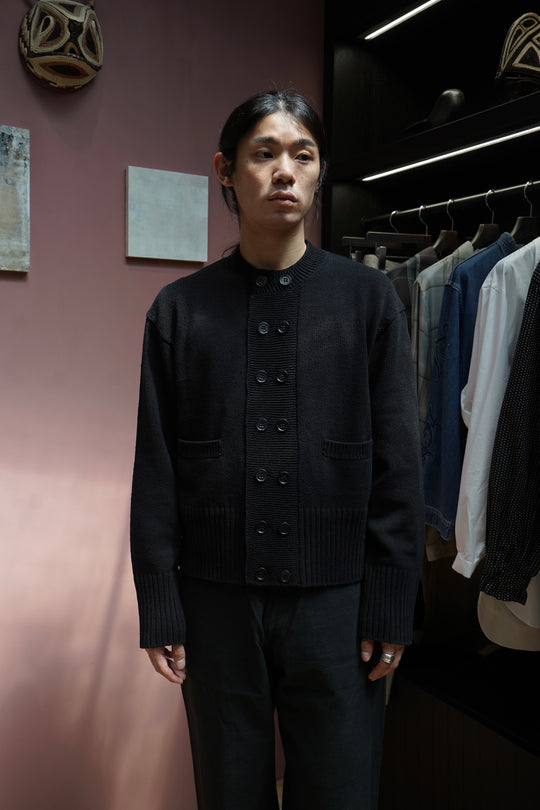 Taiga Takahashi(タイガタカハシ)のDB CARDIGAN(BLACK)(カーディガン