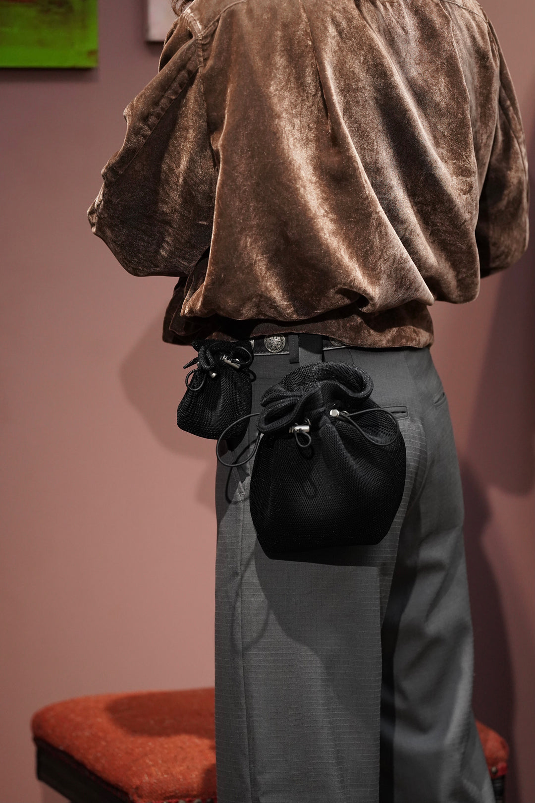 Omar Afridi(オマールアフリディ)のPOUCH C(BLACK)(ポーチ)の通販 
