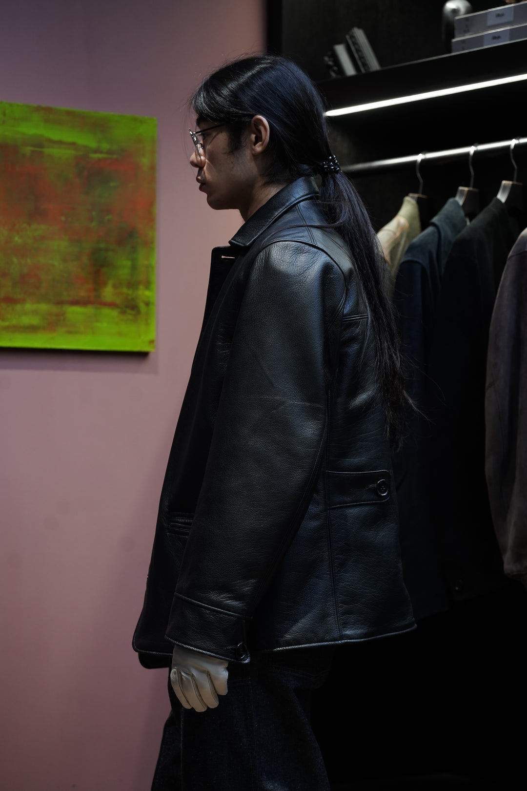 Taiga Takahashi(タイガタカハシ) 2026SSのAUTOMOBILE LEATHER JACKET