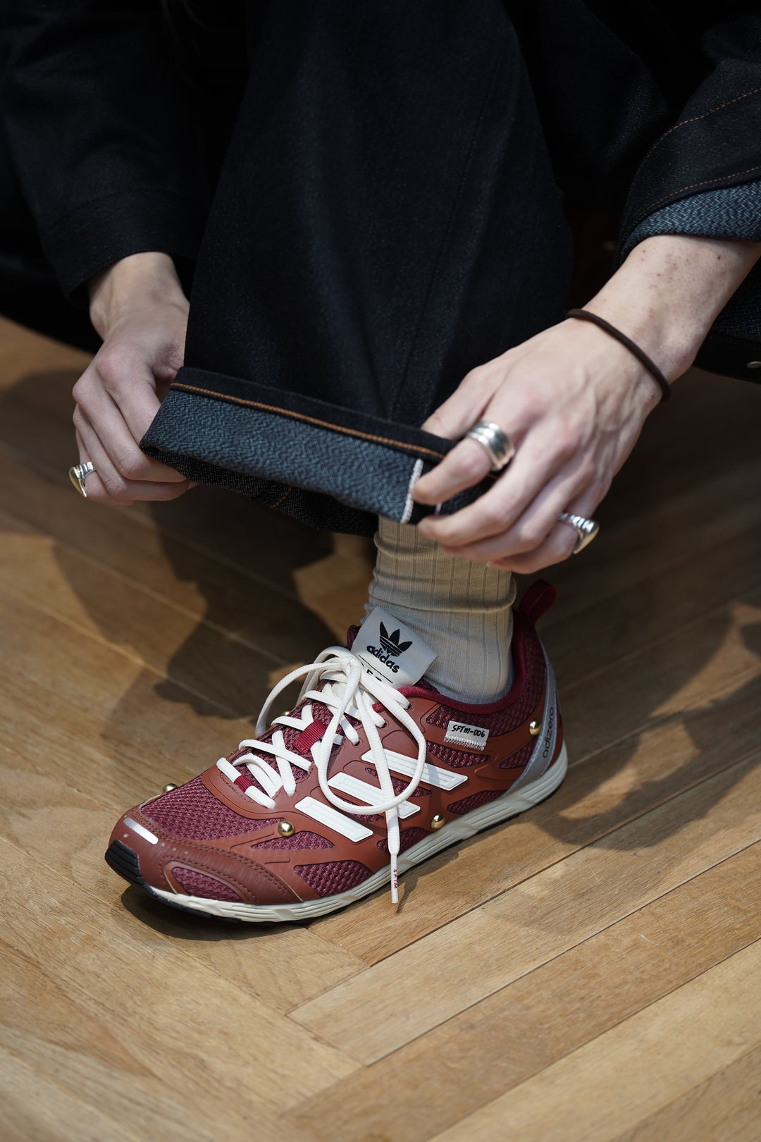 adiads(アディダス)のADIZERO PR SFTM(RED)(スニーカー)(靴)の通販