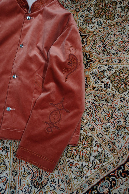 SARTO(サルト)のCOTTON VELVET BLOUSON(SALMON)(ブルゾン)の通販